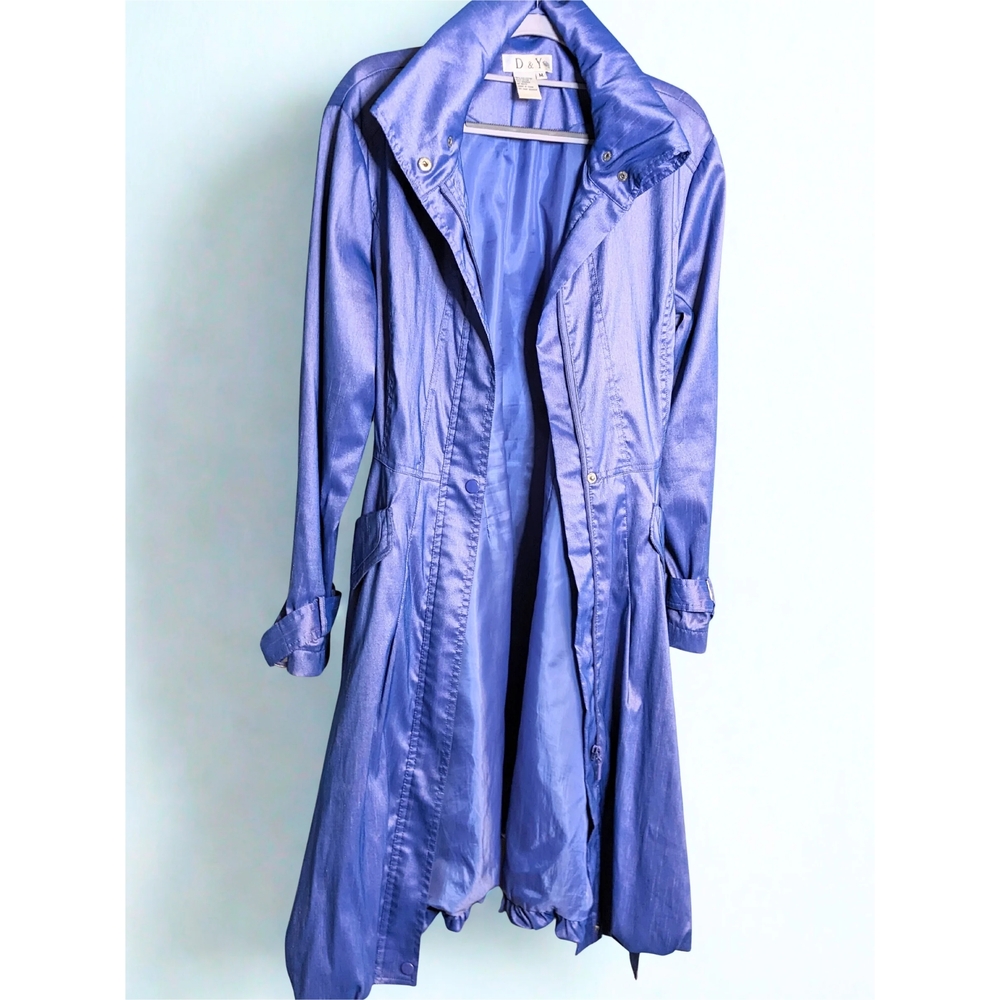 Vintage D&Y Iridescent Trenchcoat